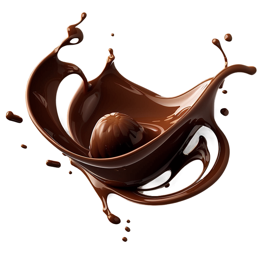 Abstract Chocolate Splash Png 61 PNG image