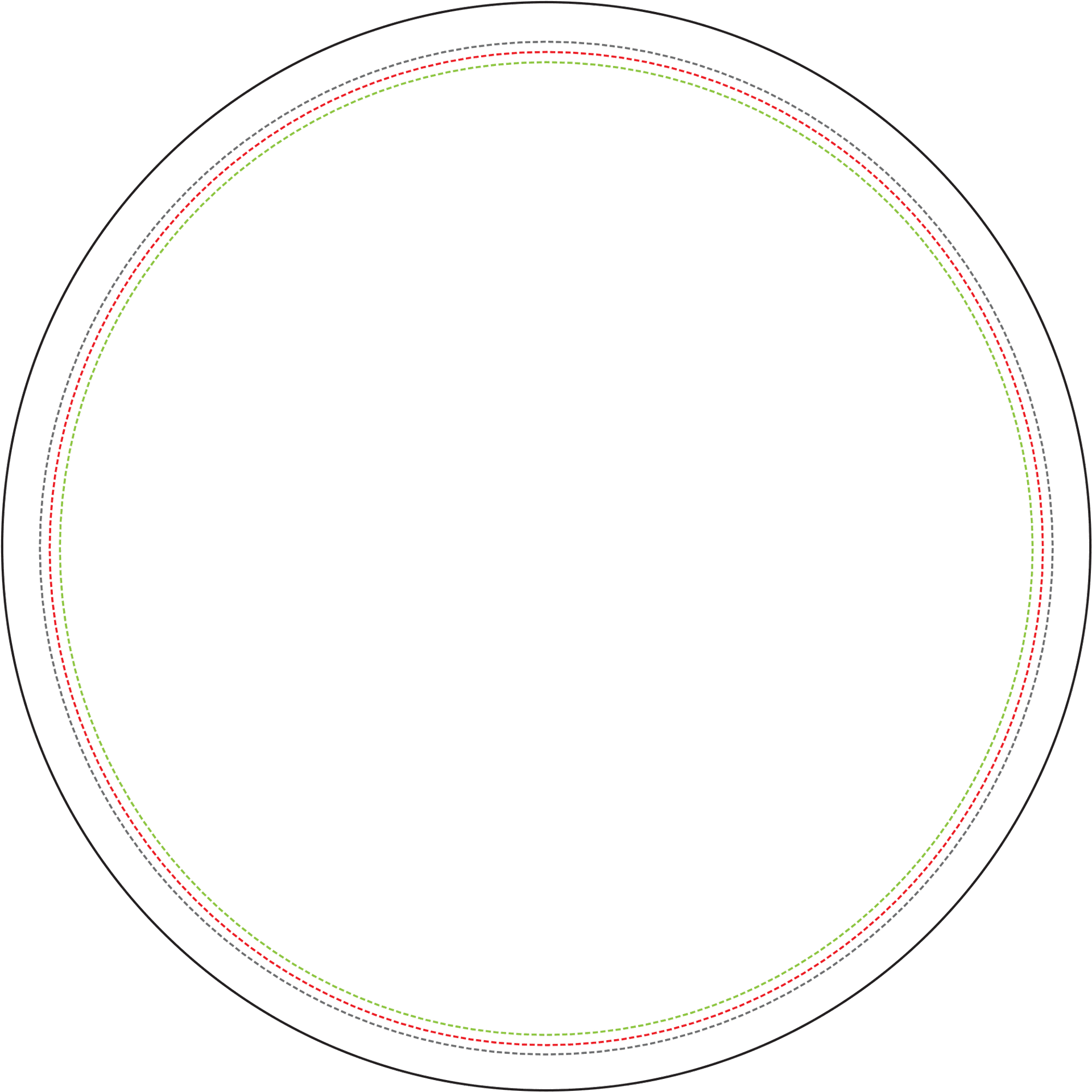 Abstract Circle Outlineon Dark Background PNG image