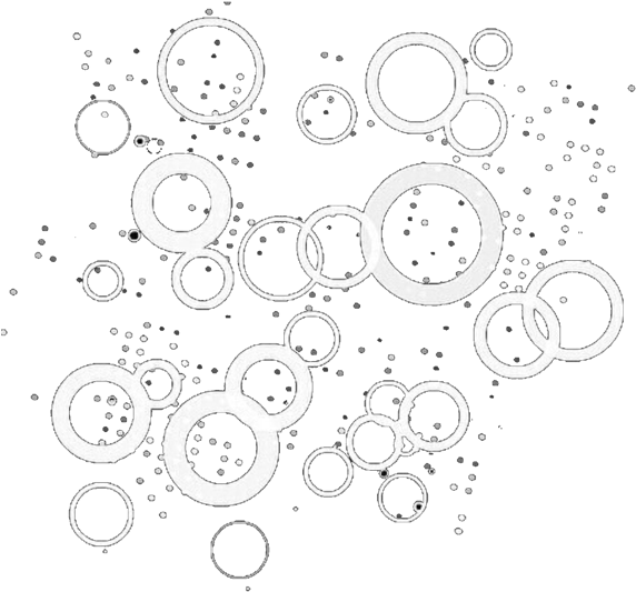 Abstract Circles Pattern PNG image