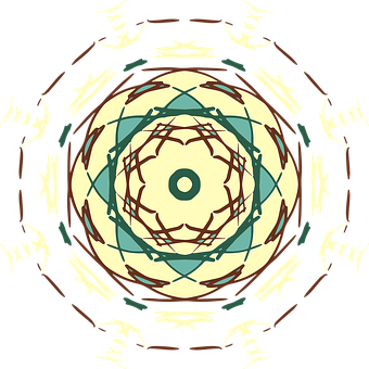 Abstract Circular Kaleidoscope Pattern.jpg PNG image