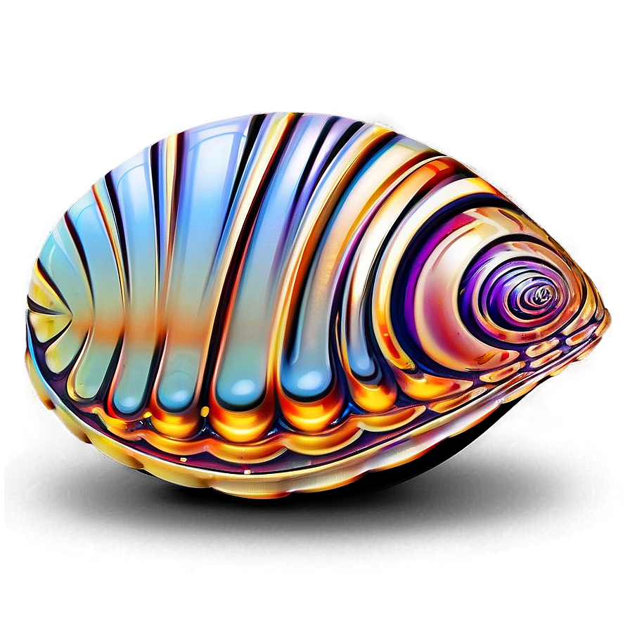 Abstract Clam Design Png 05242024 PNG image