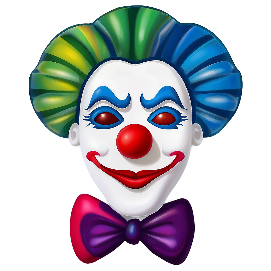 Abstract Clown Emoji Png 05252024 PNG image