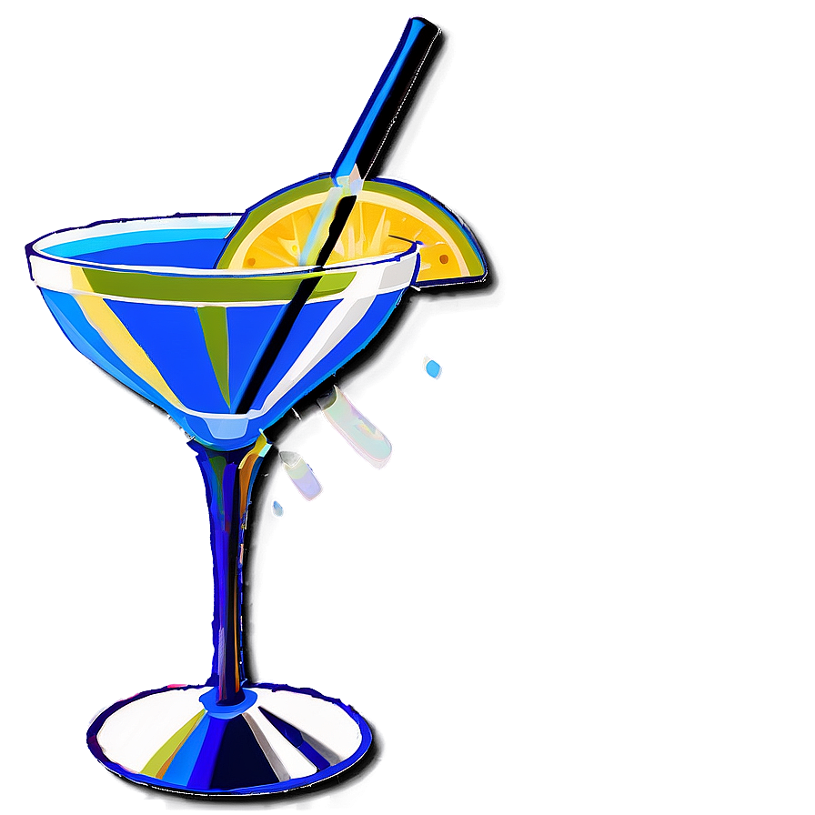 Abstract Cocktail Glass Png Djq PNG image