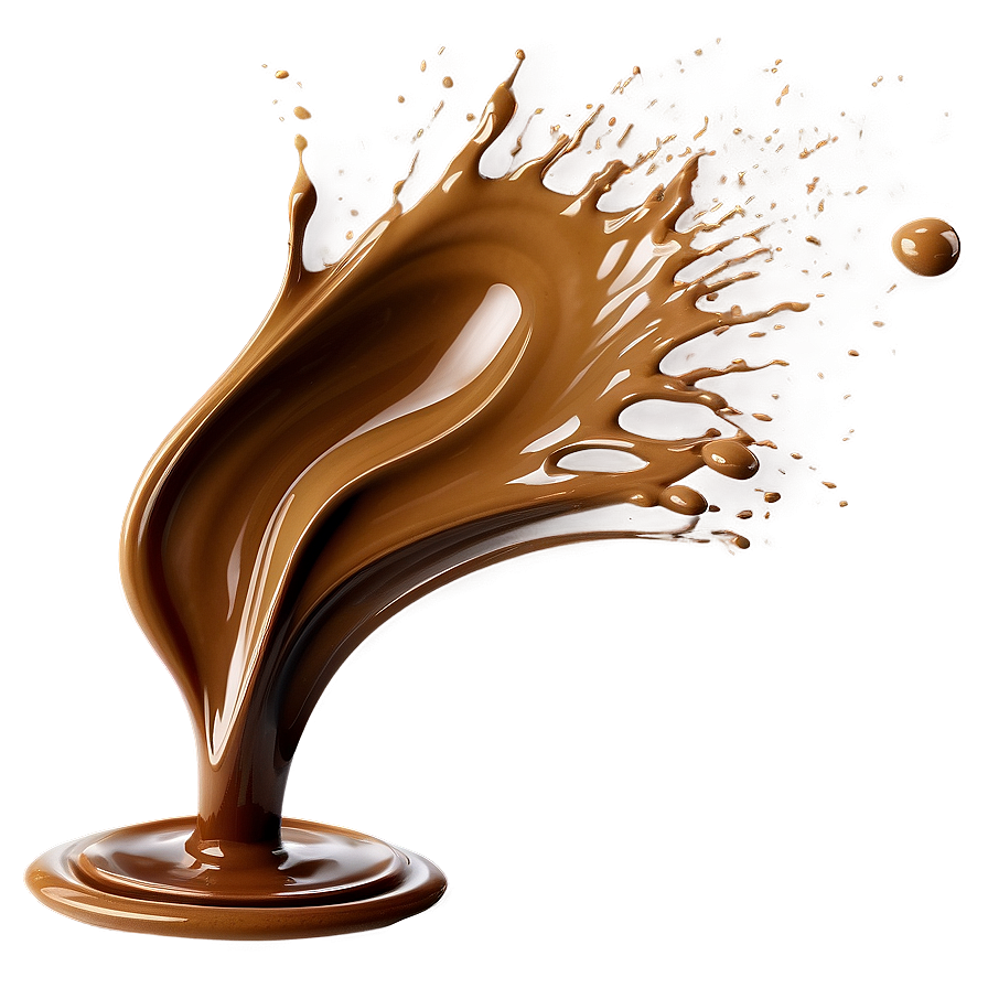 Abstract Coffee Splash Png 5 PNG image