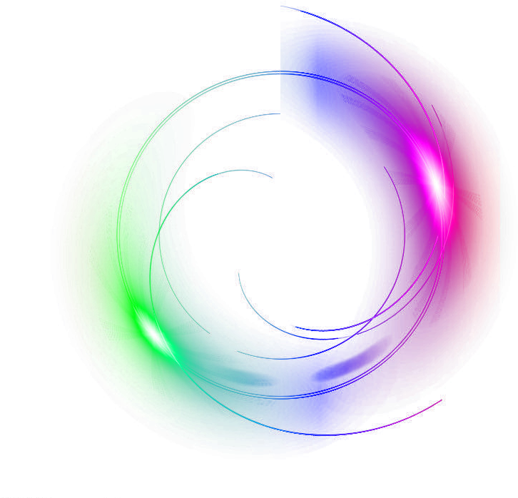 Abstract Color Swirls PNG image