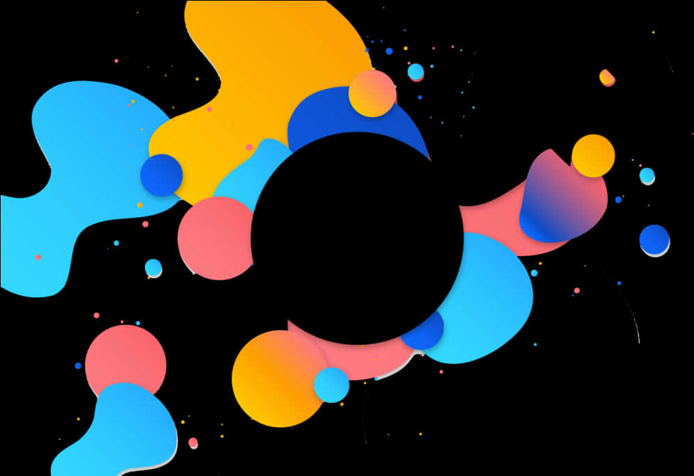 Abstract_ Colorful_ Blobs_ Background PNG image