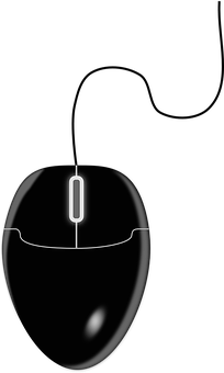 Abstract Computer Mouse Design PNG image