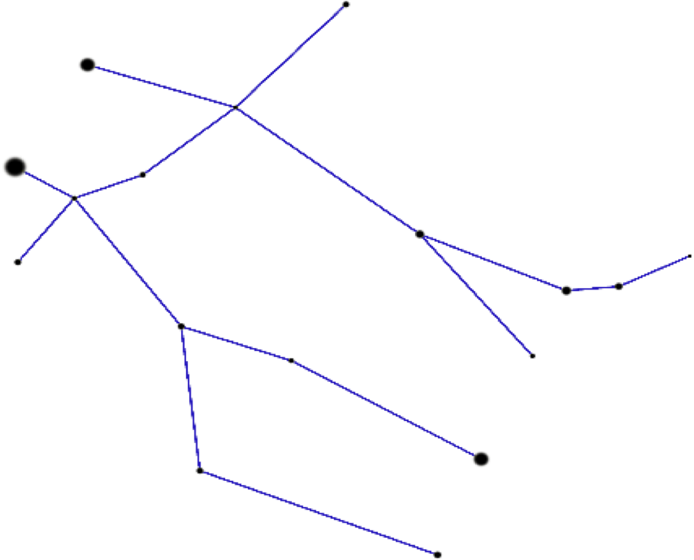 Abstract Constellation Diagram PNG image