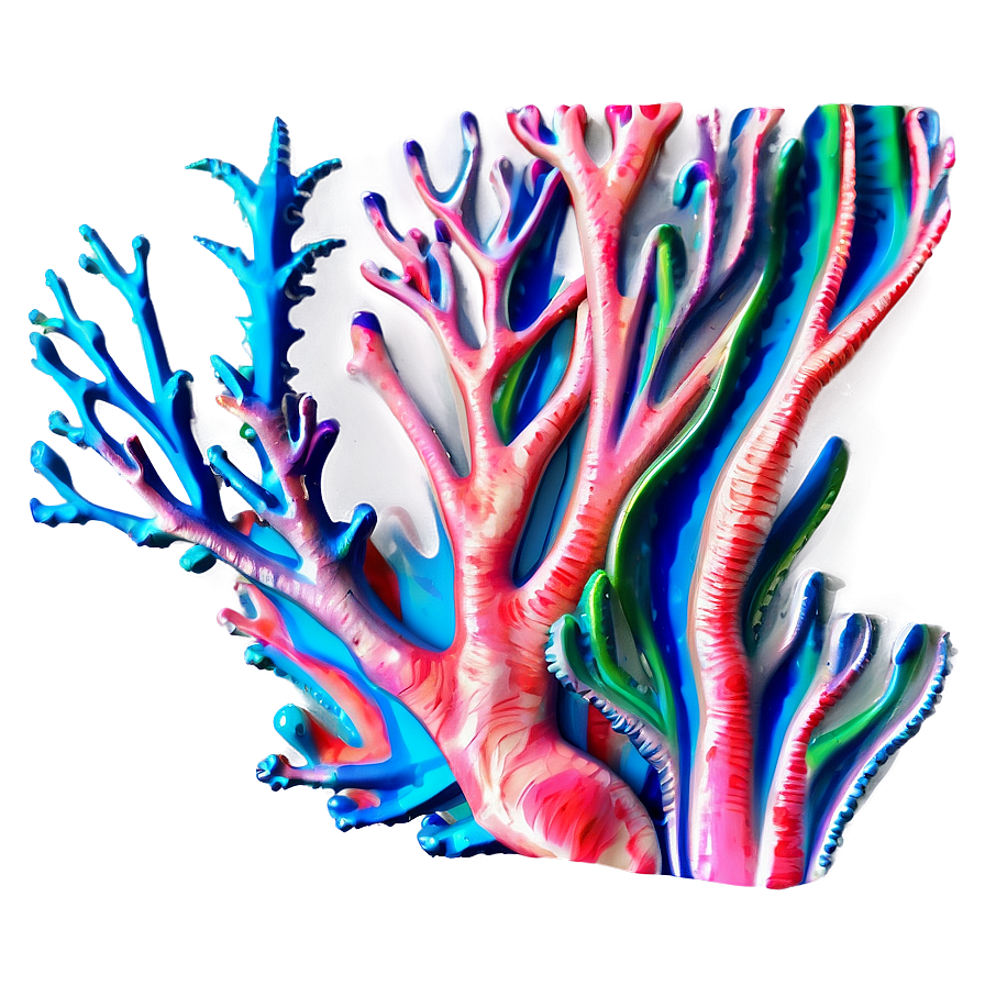 Abstract Coral Art Png 53 PNG image