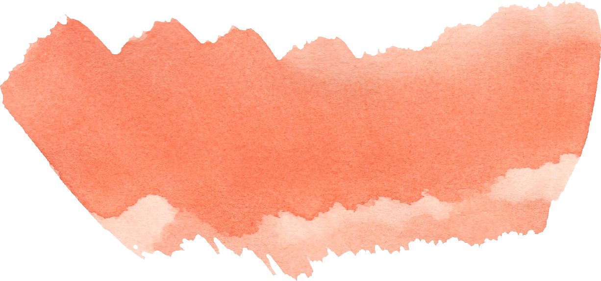 Abstract Coral Brush Stroke Vector PNG image