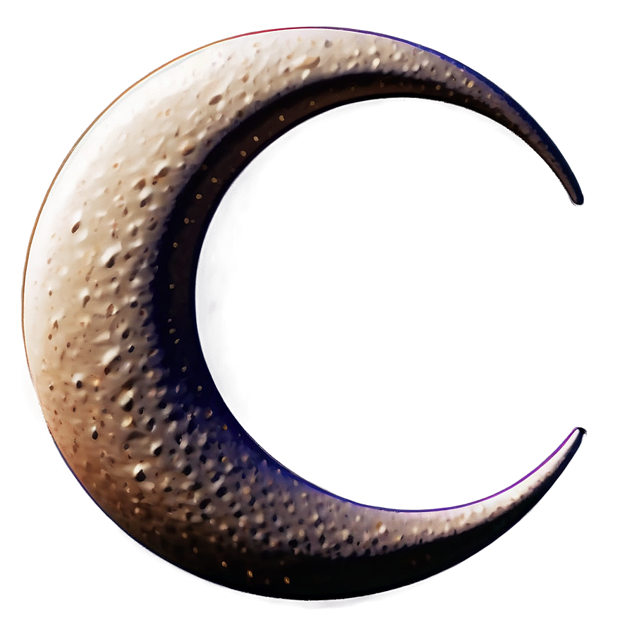 Abstract Crescent Moon Art Png 05212024 PNG image