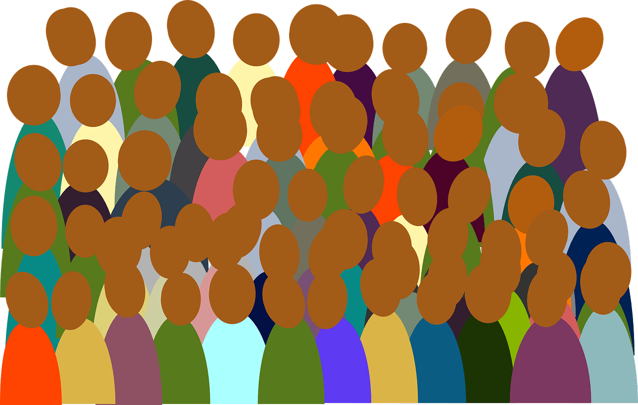Abstract Crowd Illustration.png PNG image