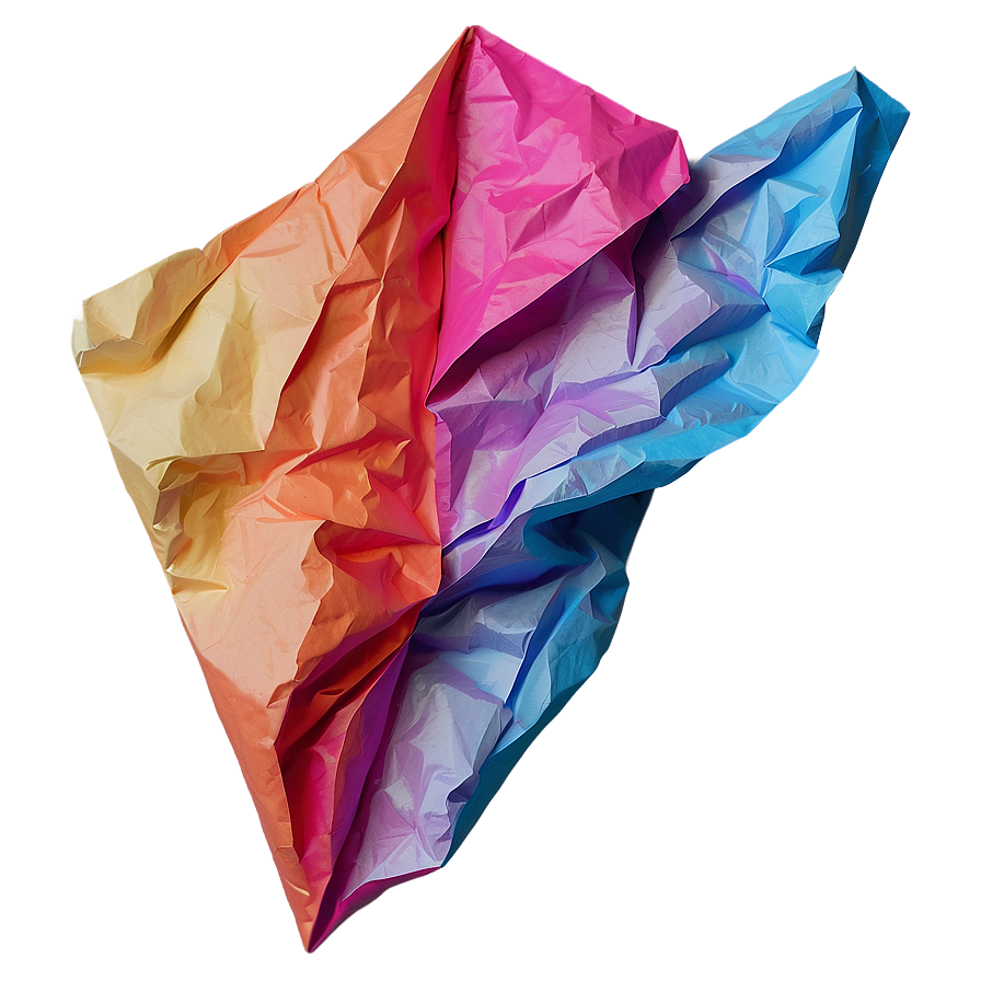 Abstract Crumpled Paper Png 85 PNG image