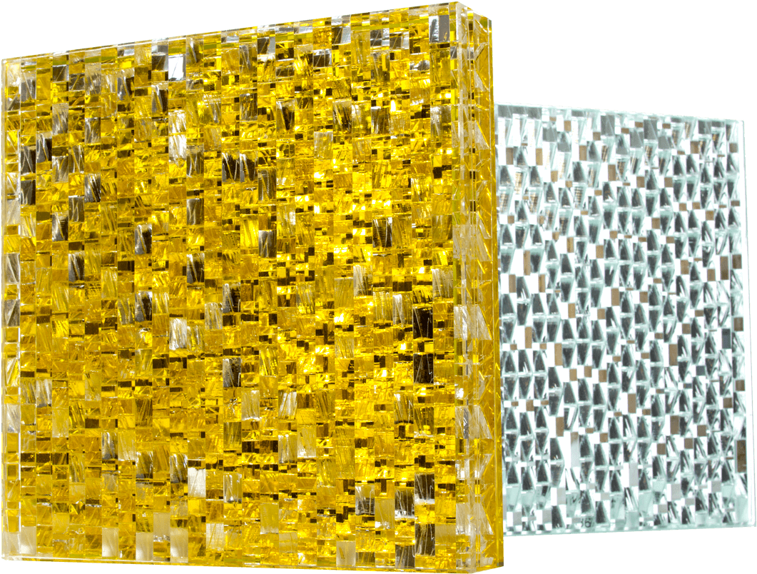 Abstract Crystal Cubes Artwork PNG image