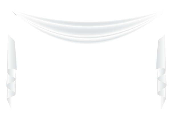 Abstract Curved White Bannerand Coneson Black Background PNG image