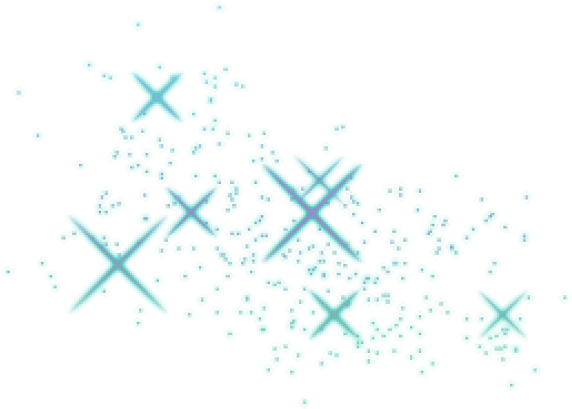 Abstract Cyan Snowflakes Pattern PNG image