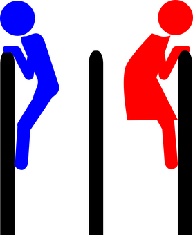 Abstract Dance Figures Graphic PNG image