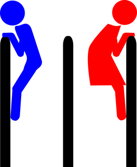 Abstract Dancing Figures Graphic PNG image