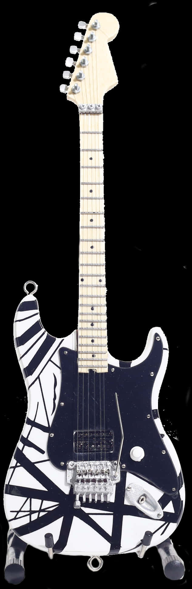 Abstract Design Electric Guitar PNG image