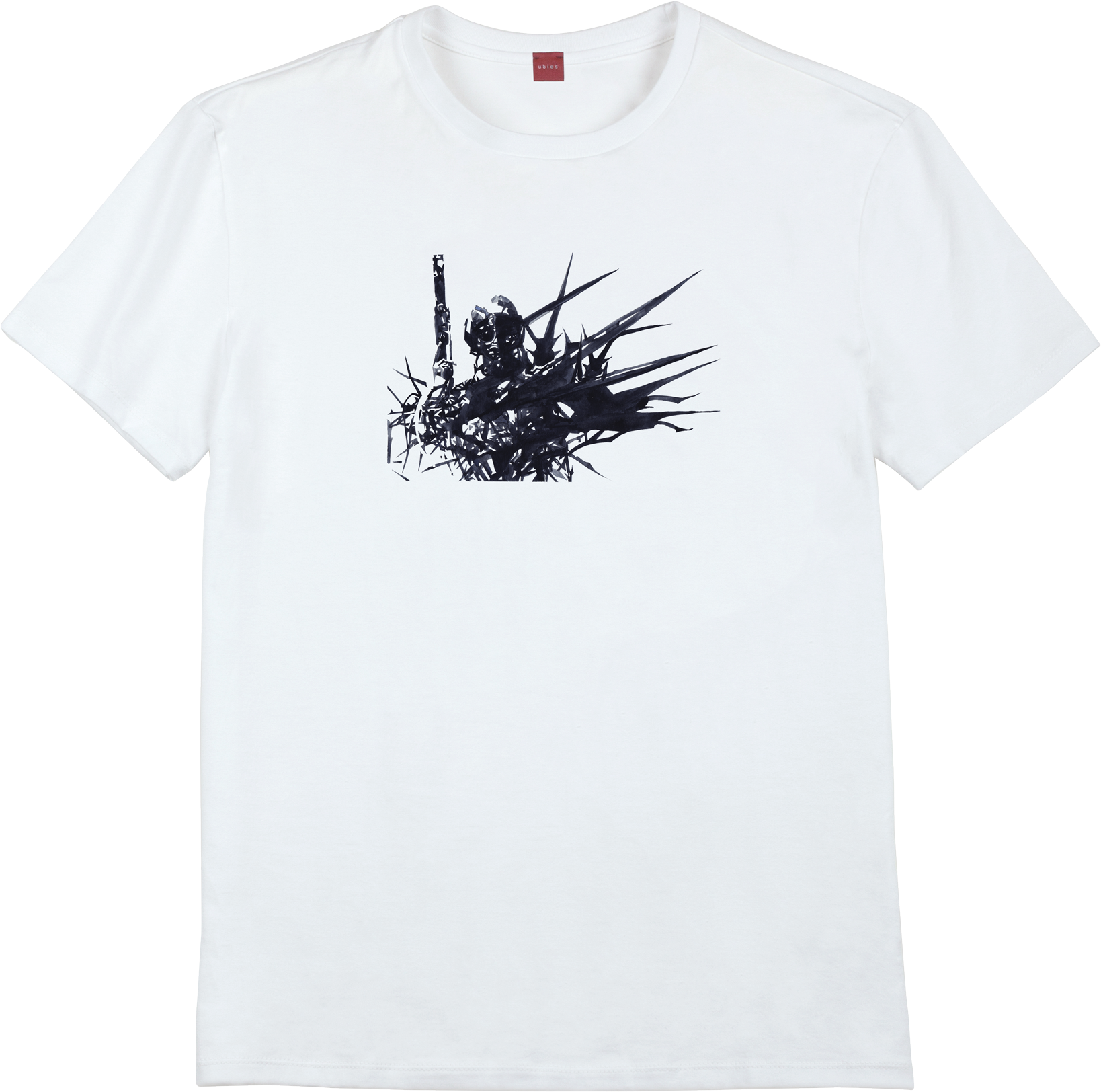 Abstract Design White T Shirt PNG image