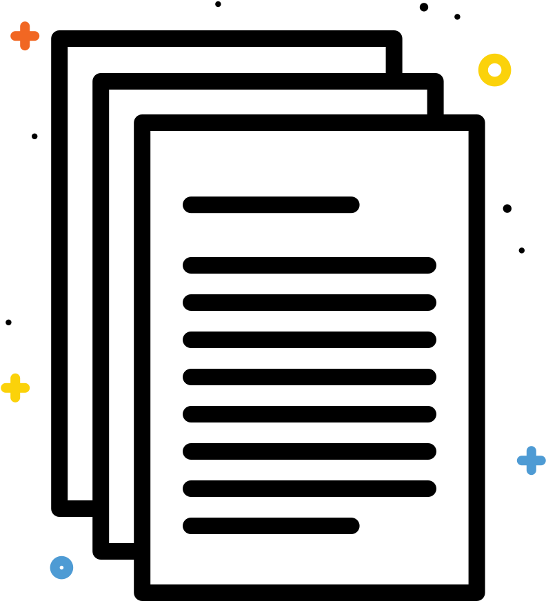 Abstract Document Illustration PNG image