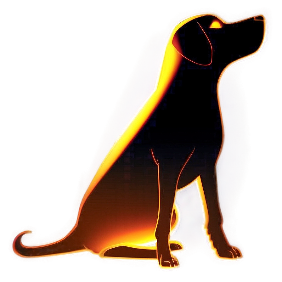 Abstract Dog Silhouette Png 06132024 PNG image