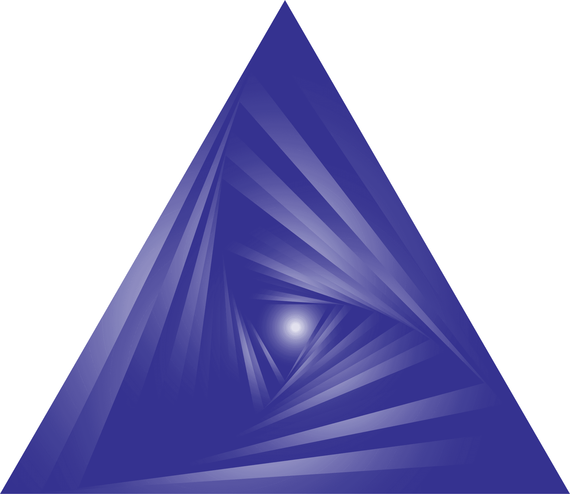 Abstract Evil Eye Triangle Illusion PNG image