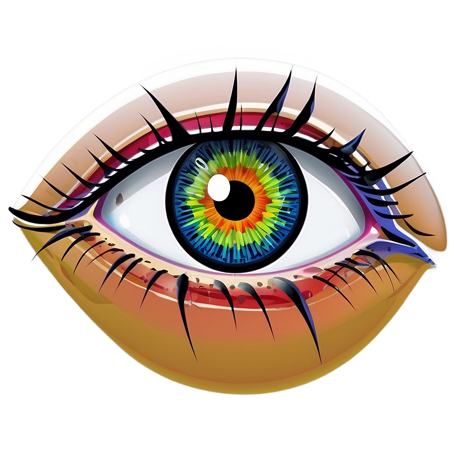 Abstract Eye Painting Png 05042024 PNG image