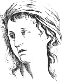 Abstract Face Artwork PNG image