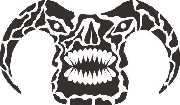 Abstract Face Illusion Art PNG image