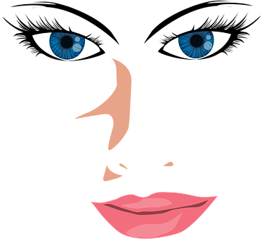 Abstract Face Illustration PNG image