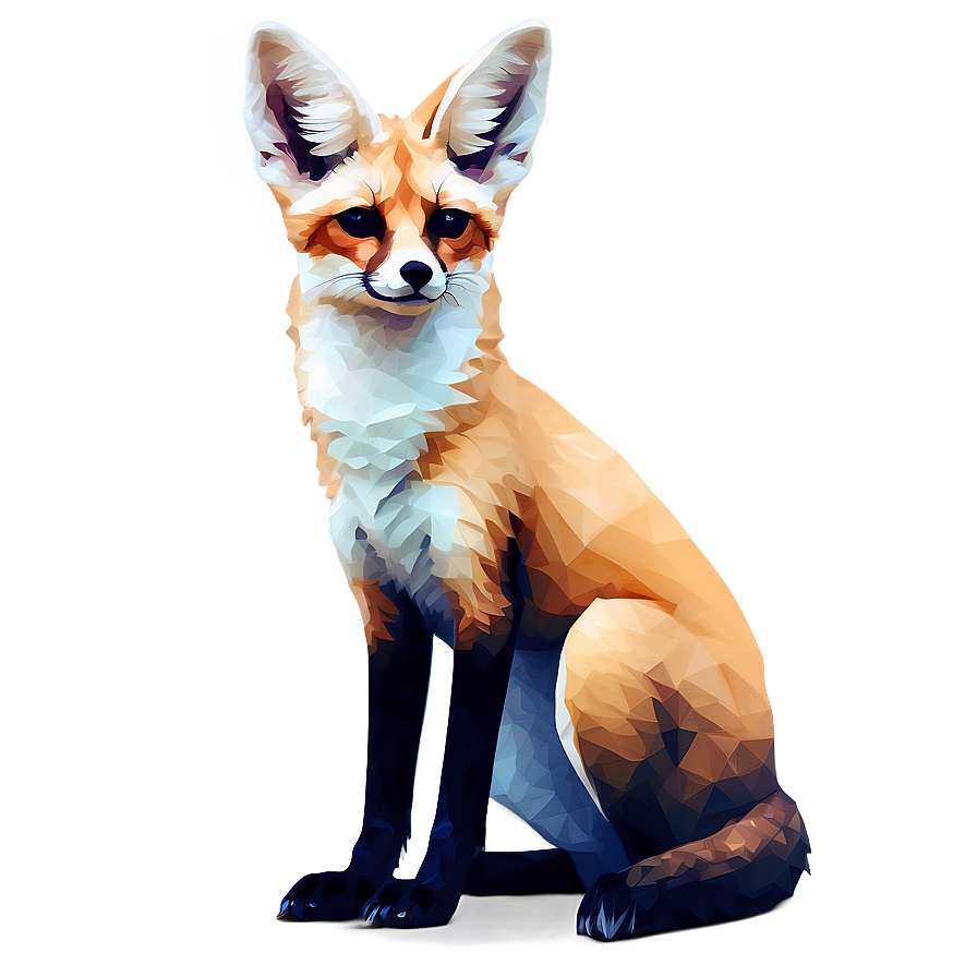 Abstract Fennec Fox Image Png Gnr PNG image