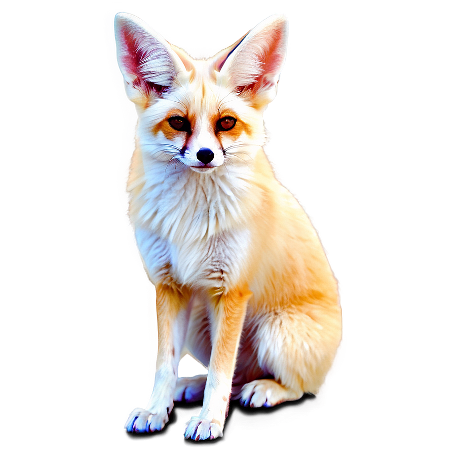 Abstract Fennec Fox Image Png Lan50 PNG image