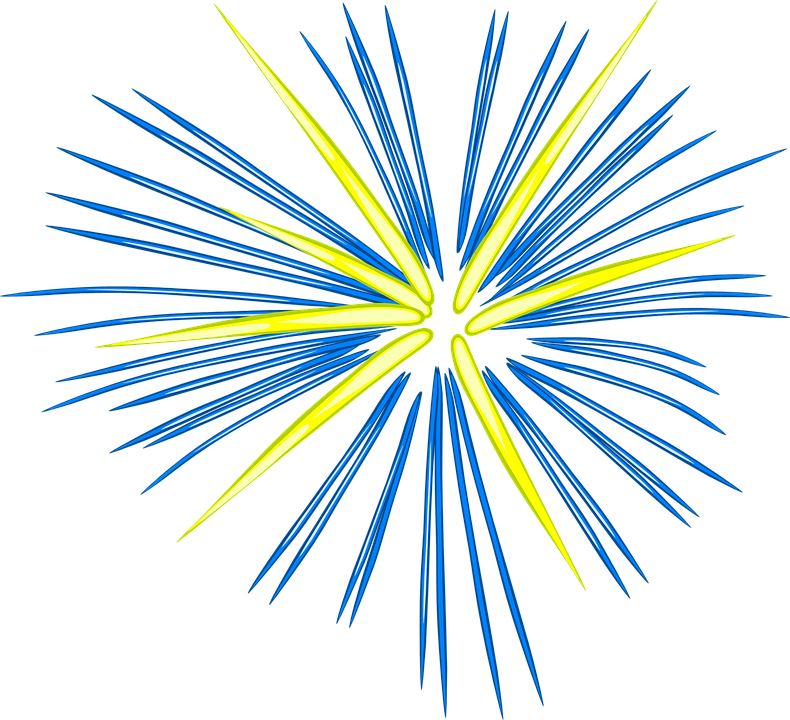 Abstract Firework Explosion Vector PNG image