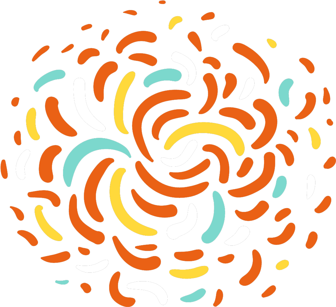 Abstract Firework Swirl Pattern PNG image
