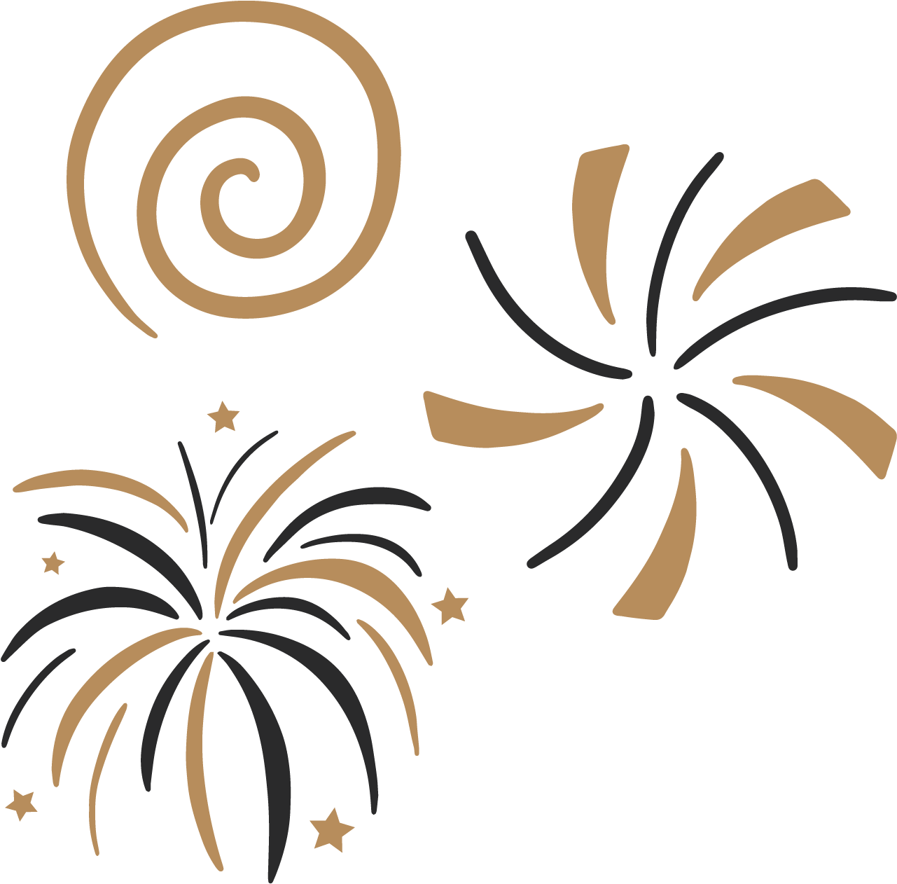 Abstract Fireworks Graphic PNG image