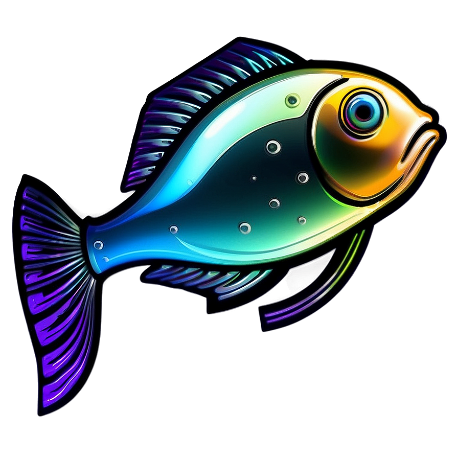 Abstract Fish Shape Png 06262024 PNG image