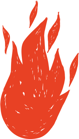 Abstract Flame Graphic PNG image