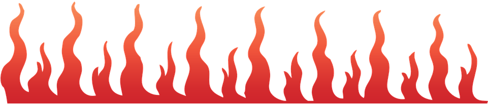 Abstract Flame Pattern Vector PNG image