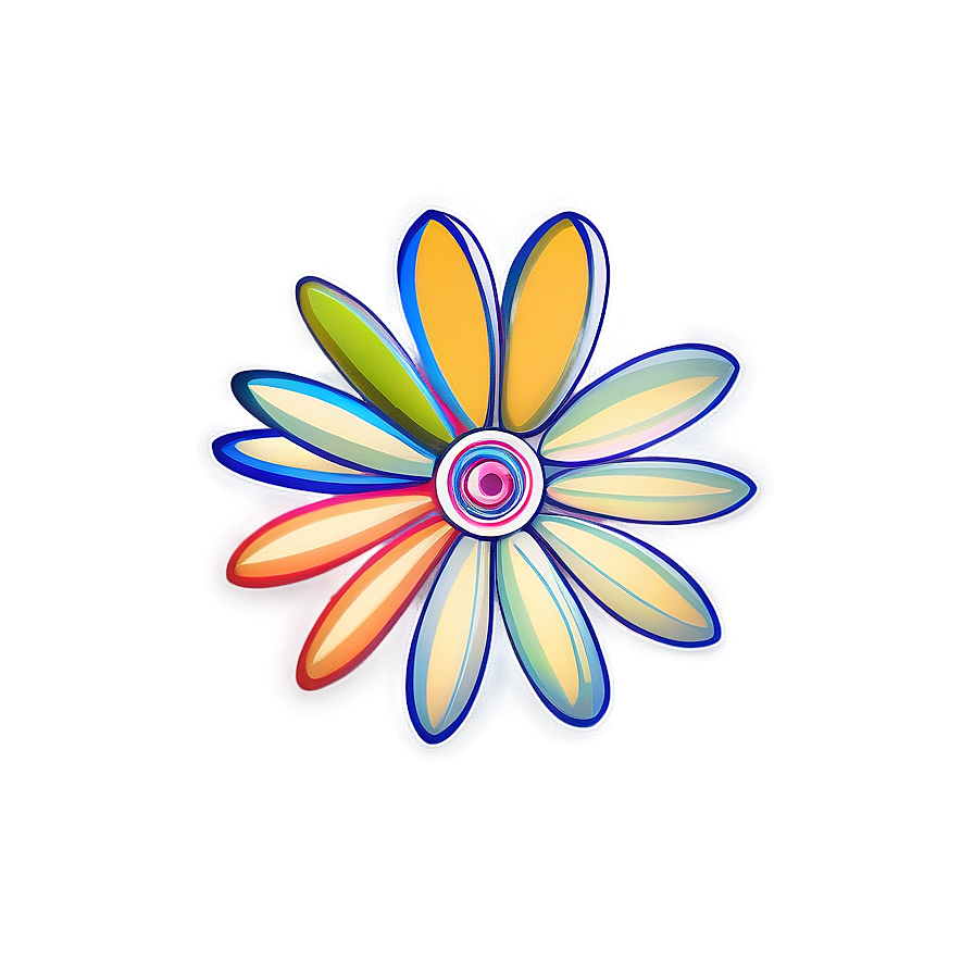 Abstract Flower Doodle Png Dnt PNG image