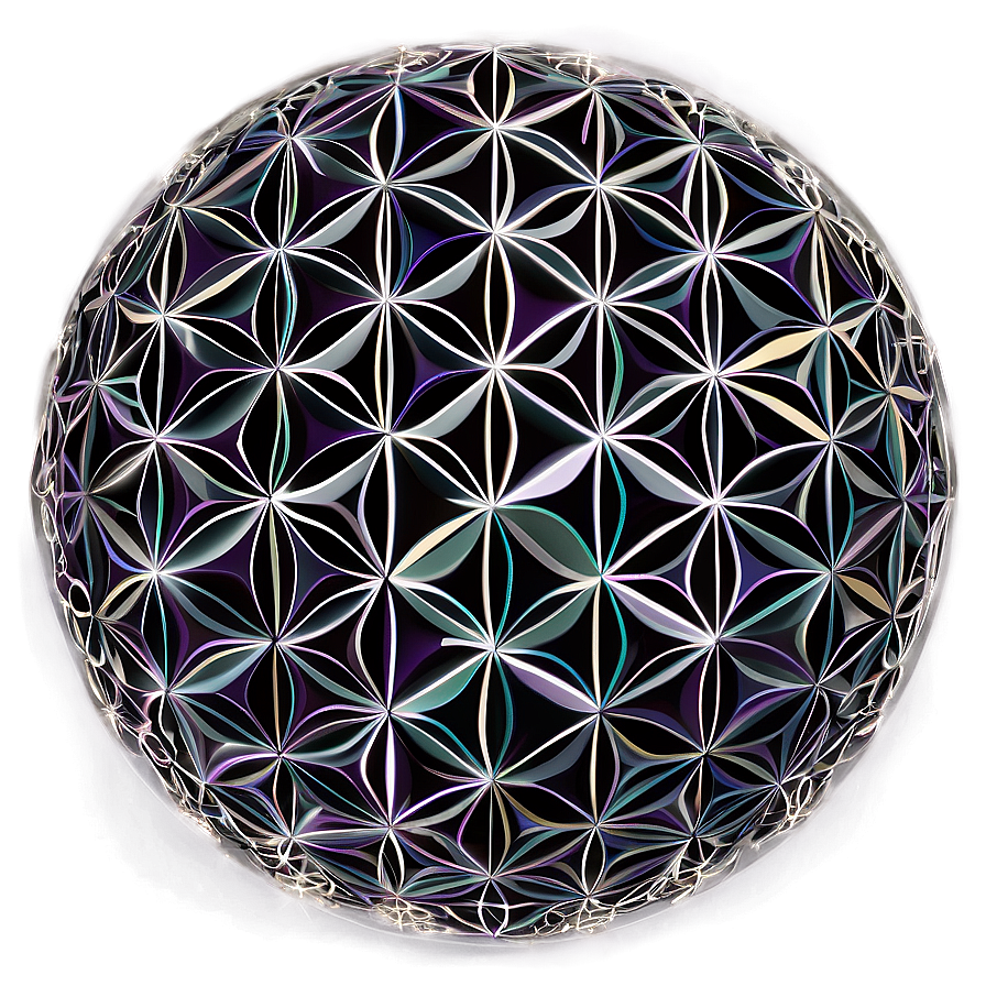 Abstract Flower Of Life Background Png Xhj64 PNG image