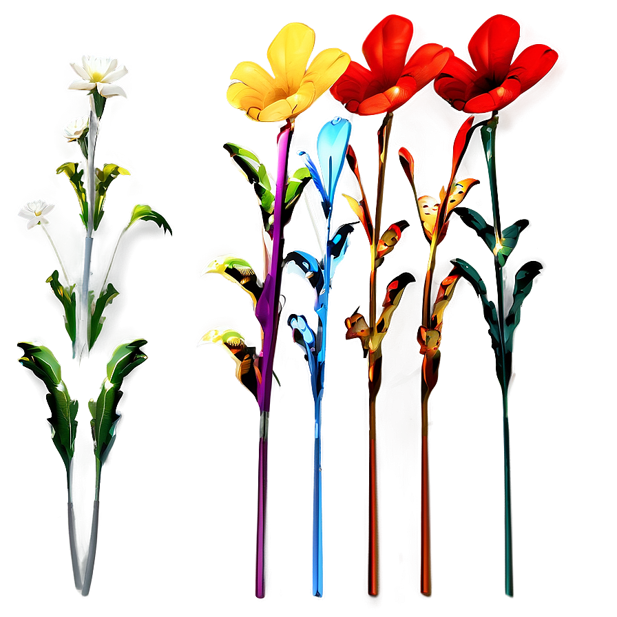 Abstract Flower Stem Png Dbm3 PNG image