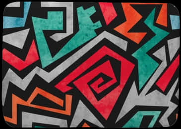 Abstract Geometric Pattern Mousepad PNG image