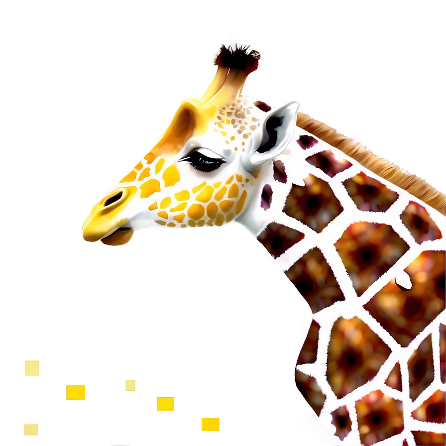 Abstract Giraffe Art Png Tmv7 PNG image