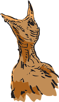 Abstract Giraffe Artwork PNG image