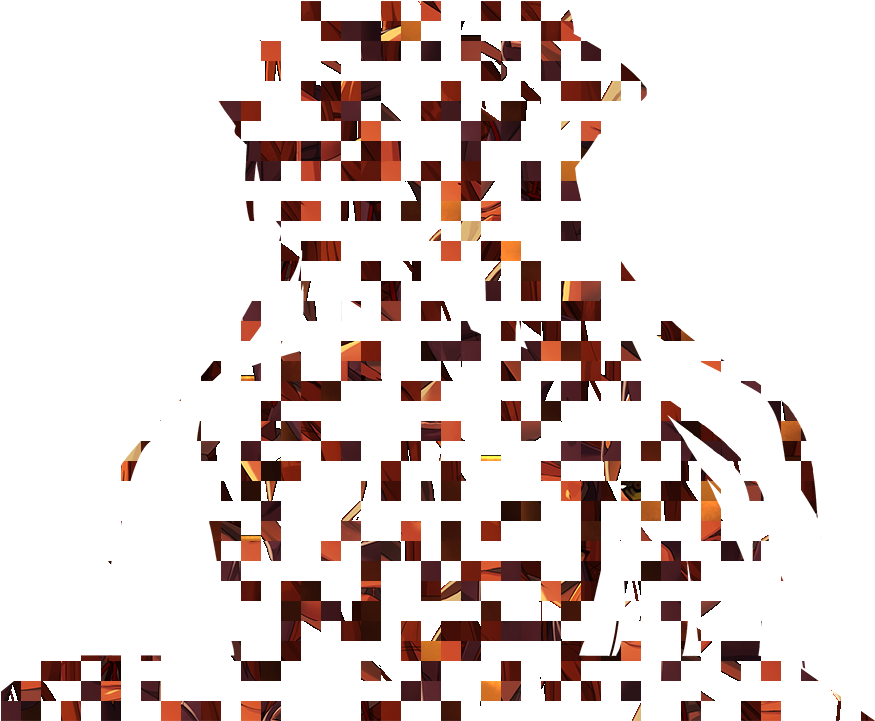 Abstract_ Glitch_ Art_ Explosion PNG image