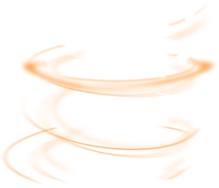 Abstract Glowing Orange Swirl PNG image