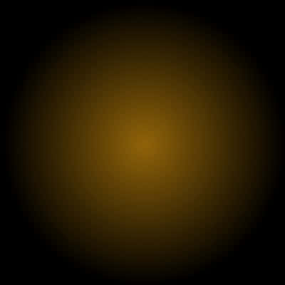 Abstract Golden Gradient Circle PNG image