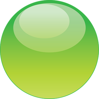 Abstract Green Circles Graphic PNG image