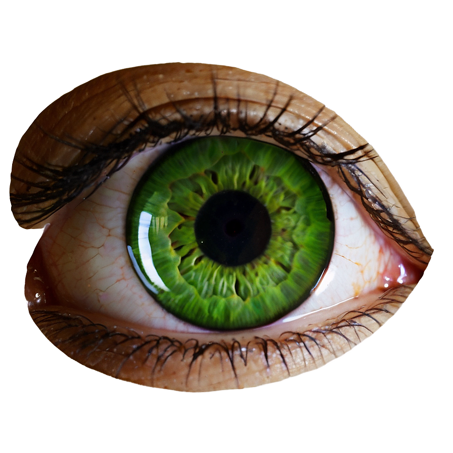 Abstract Green Eye Design Png 96 PNG image